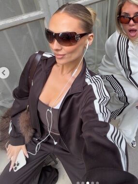 Elite Eleven Brown Striped Track Jacket